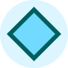 cyan diamond