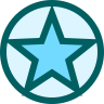 cyan star