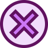 purple X