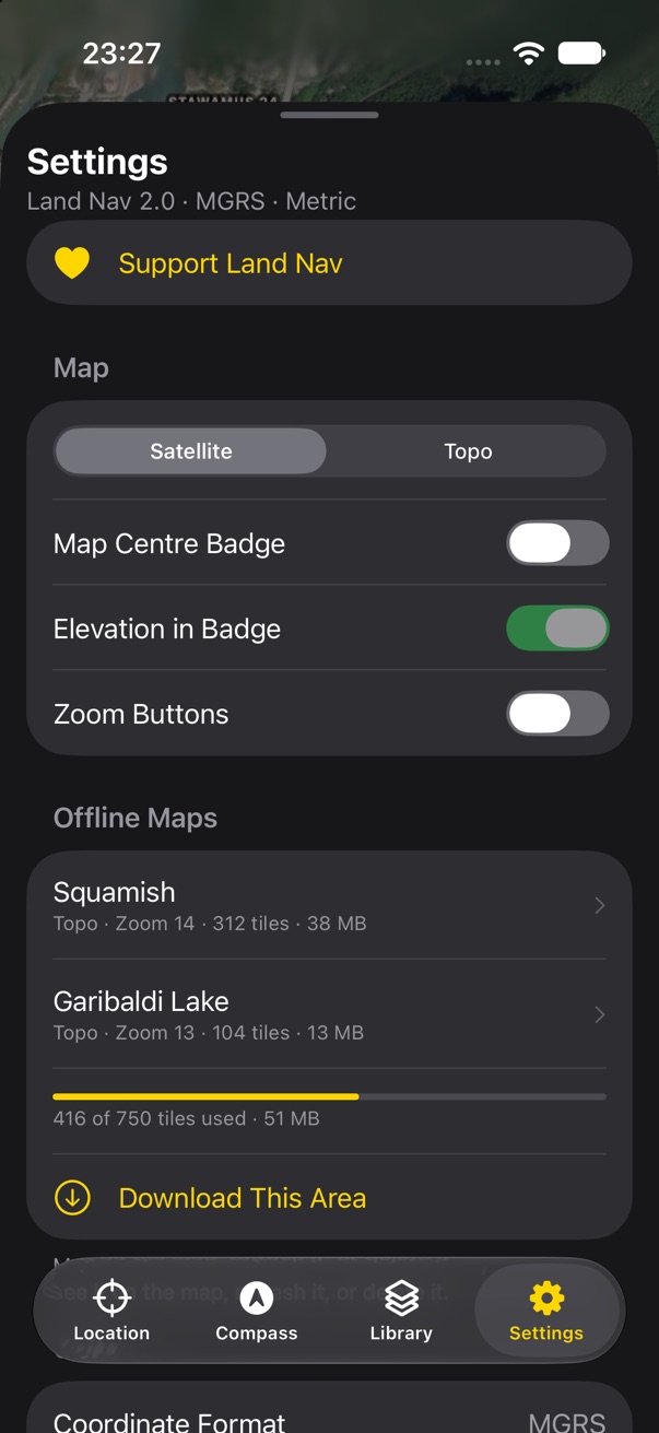 Settings